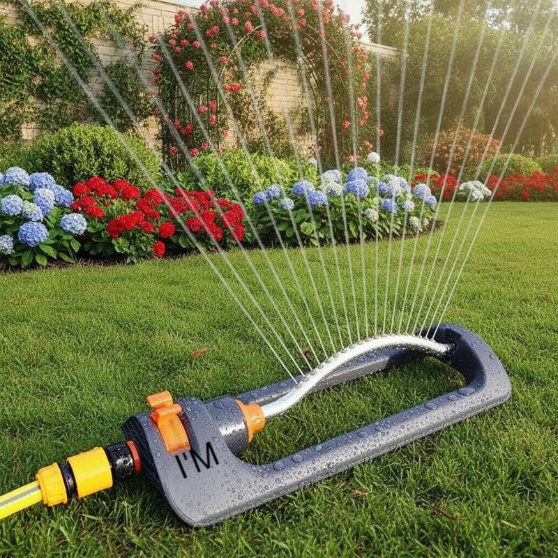 180° Automatischer Schwenksprinkler mit 19 Düsen für Gartenbewässerung