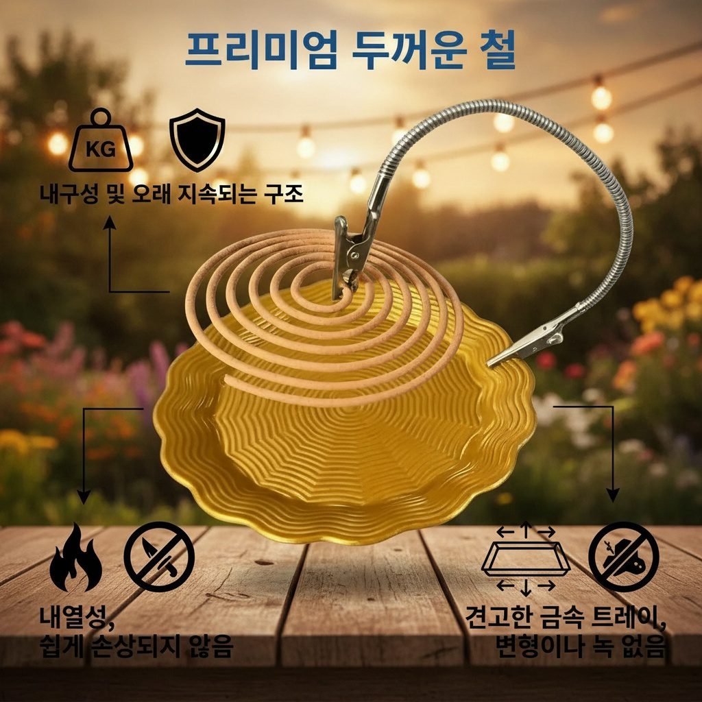 모기향 트레이 탈부착 사용 방법