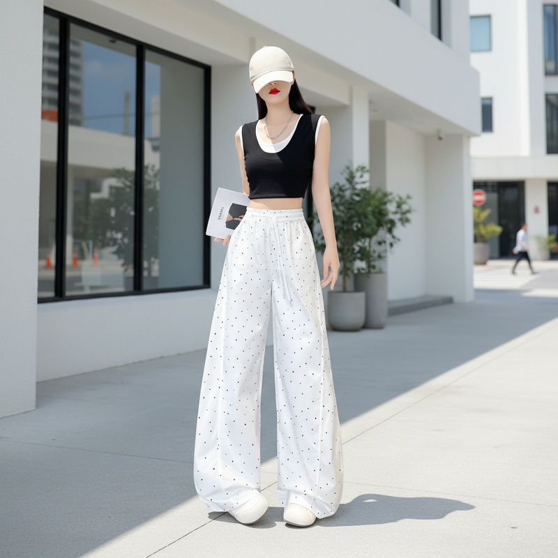 ハイウエストワイドパンツ レディース