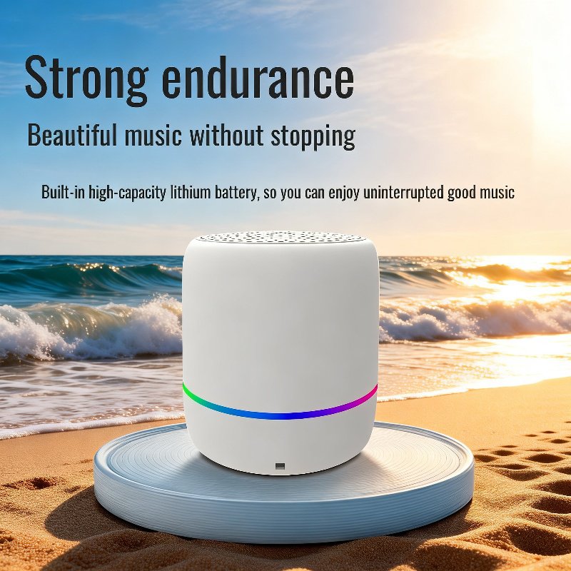 Portable Bluetooth Subwoofer Smart Voice Control Outdoor Small Speaker