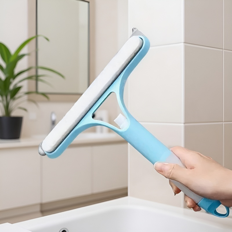 3-in-1 Duschabzieher Glasreiniger für das Badezimmer