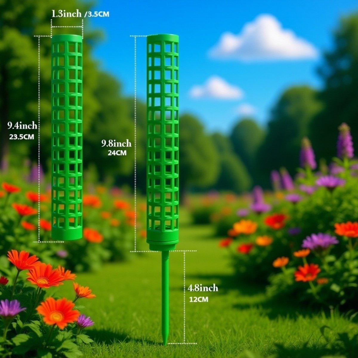Spojovací plastová tyč na mech pro zahradu