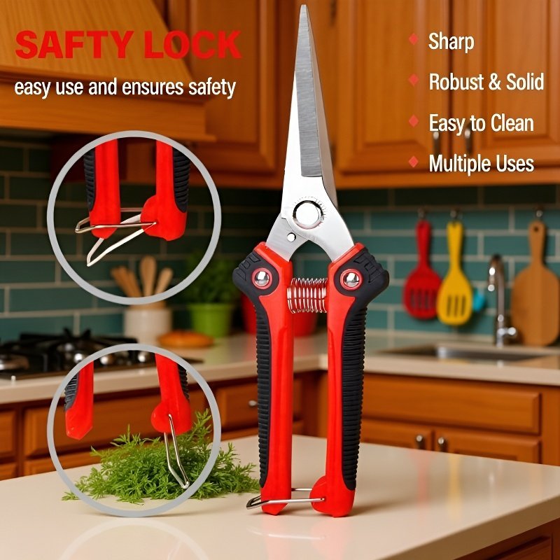 Gardening pruning shears for fruit pruning