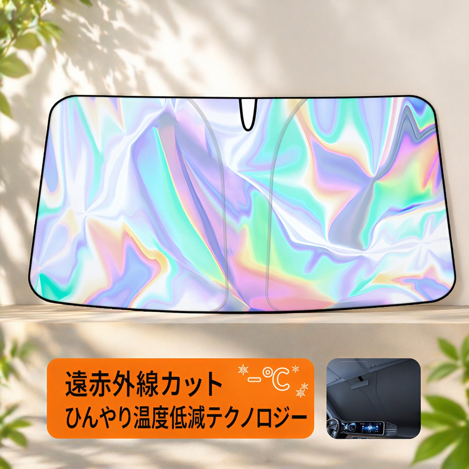 車用フロントレーザーサンシェードカバー