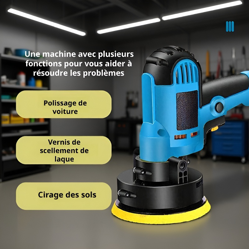 Small floor car glaze waxing machine scratches repair tools