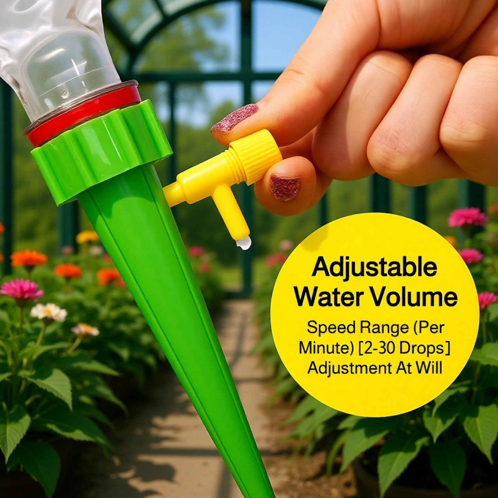 Automatic Plant Watering Device – Adjustable Drip Irrigation System 