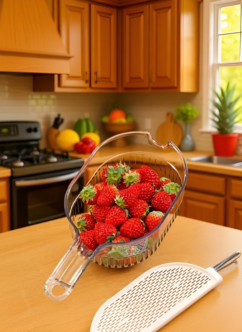 Durable rice washing basket for kitchen