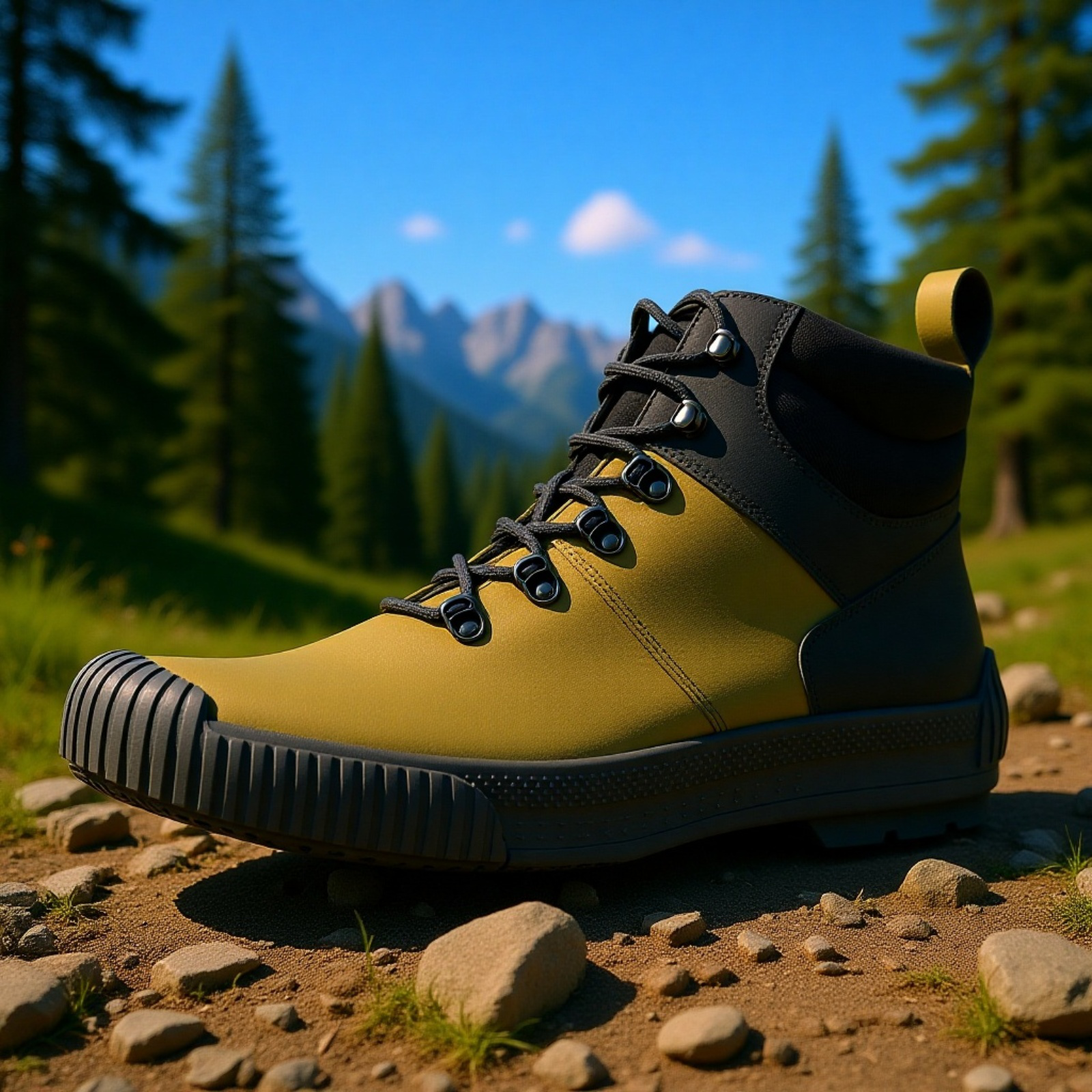 防水性と耐久性に優れたメンズアウトドアハイキングブーツ