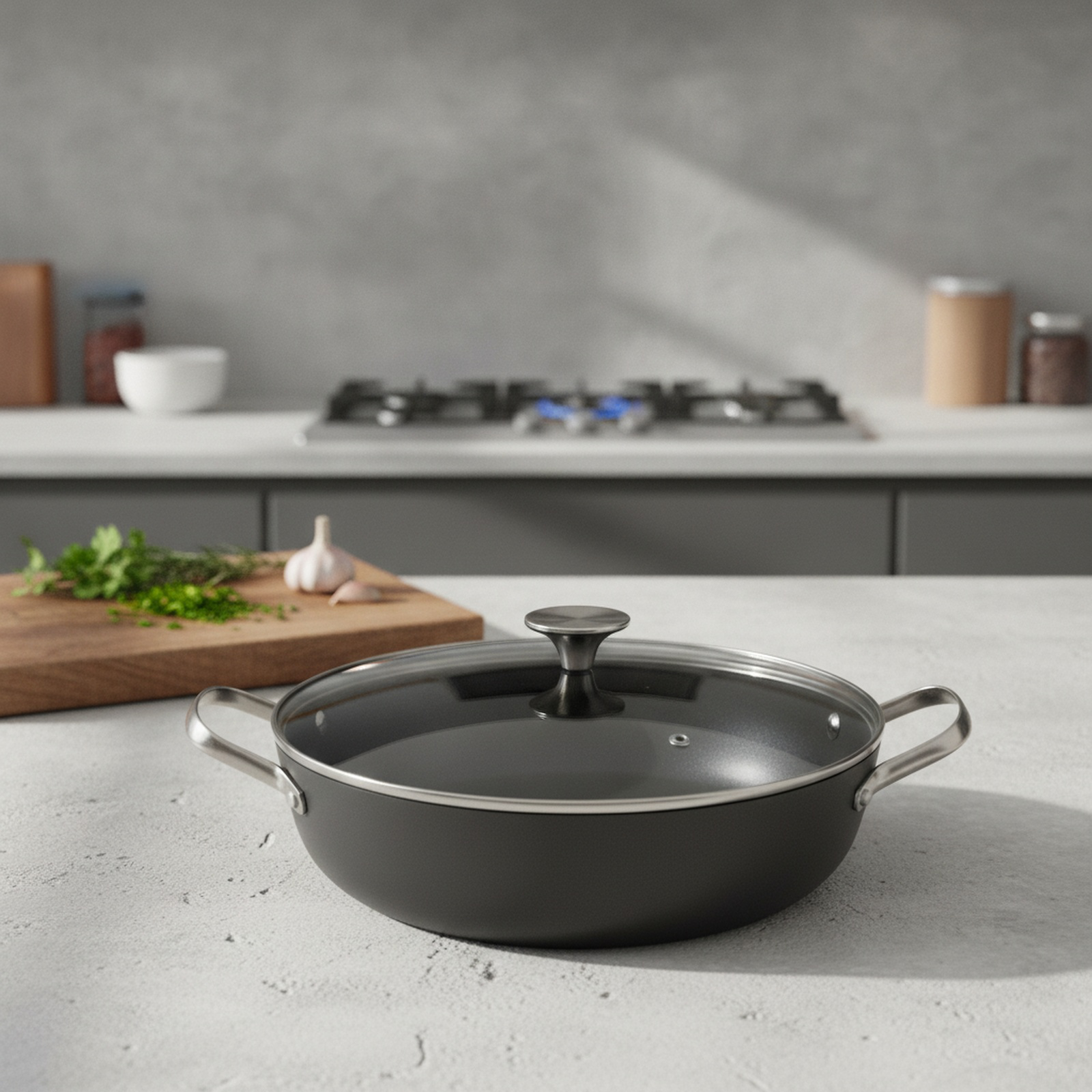 Non-stick Teflon Stew Pot for Home Use