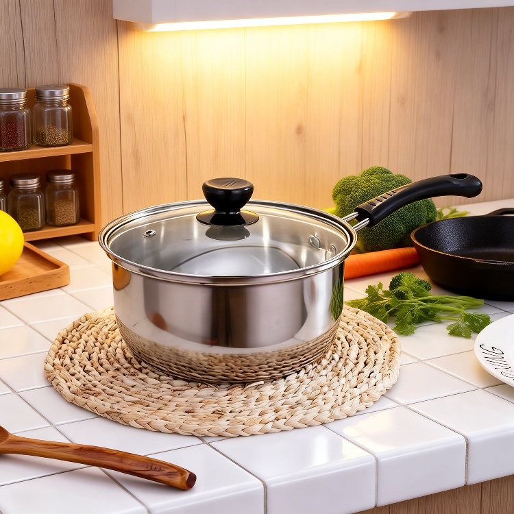 Cazo para leche de acero inoxidable grueso
