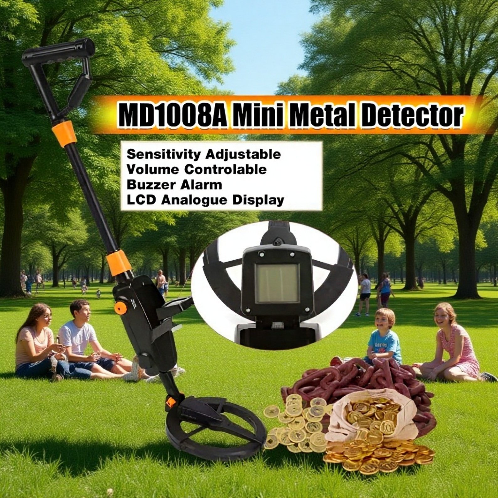 Smart Treasure Hunter Metal Detector