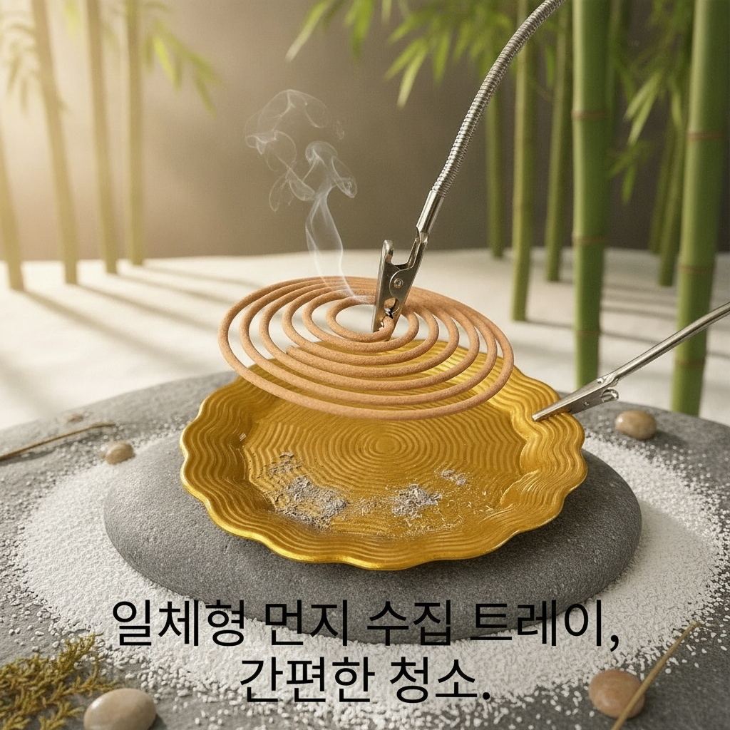 다양한 공간에 사용 가능한 모기향 트레이