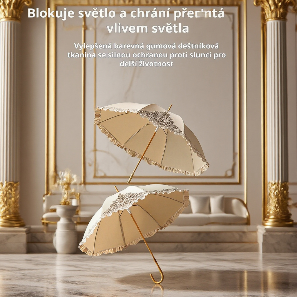 Luxusní slunečník s 8 žebry