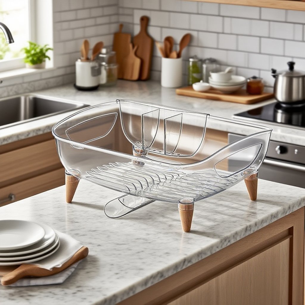 주방 선반 배수 선반