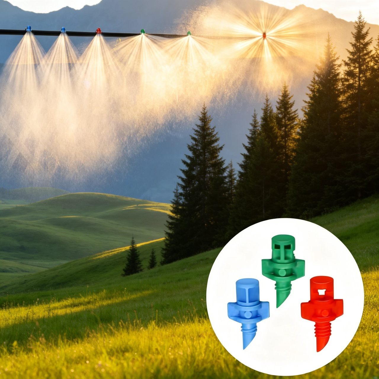 Tropfbewässerung Rasen-Sprinkler für Innenhof und Pflanzenbewässerung