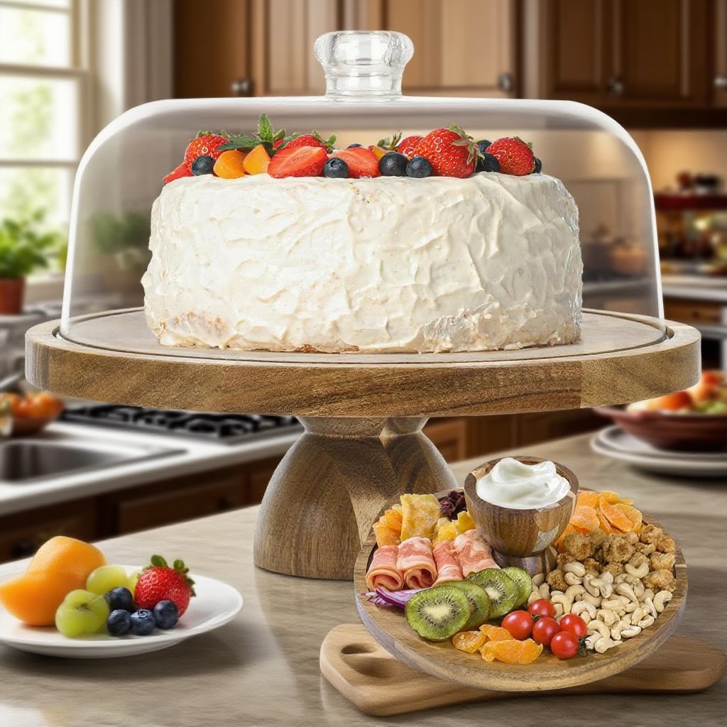 실목 원형 케이크 베이스