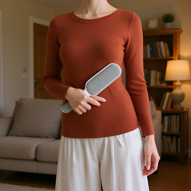 Rouleau brosse anti-poussière pour vêtements