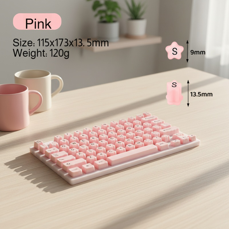 Manicure typing key cap Silicone keyboard girls nails typing without damage key cap