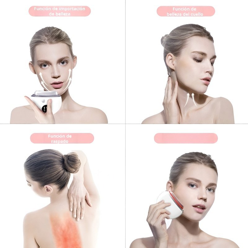 Masajeador facial JMY, instrumento de belleza raspador, introducción del lifting