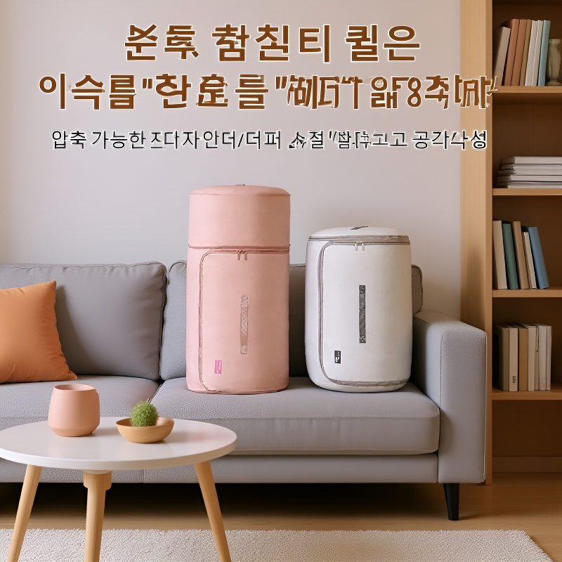 다용도 이불 및 의류 정리 가방