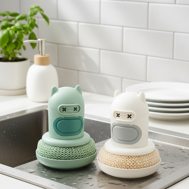 Brosse de nettoyage de cuisine à motif cartoon