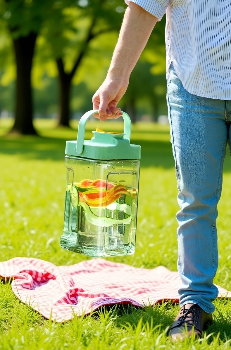 Kaltwasserkrug für Gartenpartys und Familienfeste