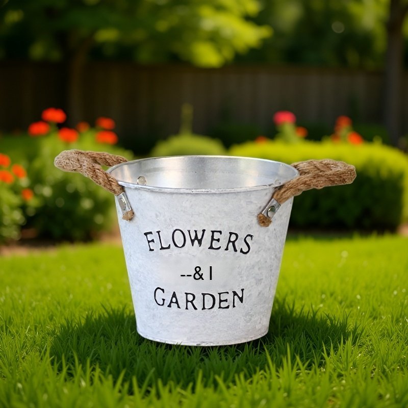 Europejski żelazny pojemnik na kwiaty