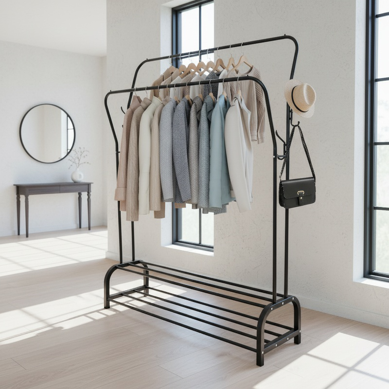 Tendedero para ropa con altura y anchura regulables