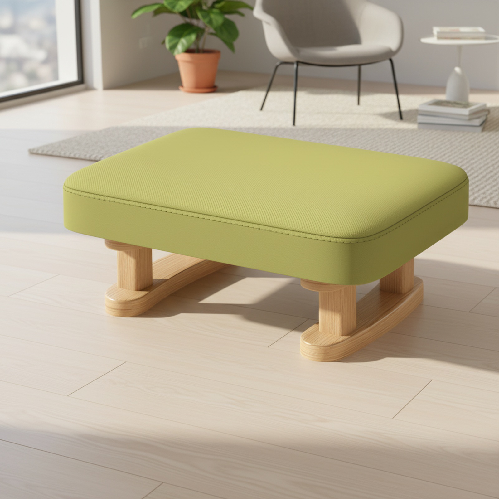 Japanese style legless chair foot stool home living room sofa stool soft pack sofa low stool door sh