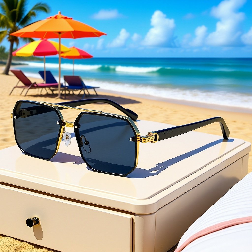 Gafas de sol polarizadas doble puente con alta definición