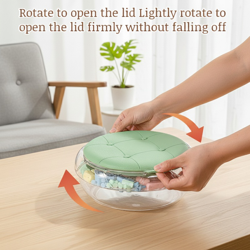 Transparent toy storage tube Organize storage doll storage bucket Can sit plush doll storage tube