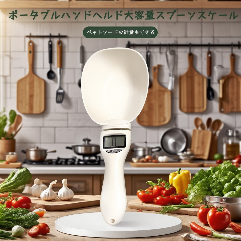 高精度センサー付き電子スケールスプーン