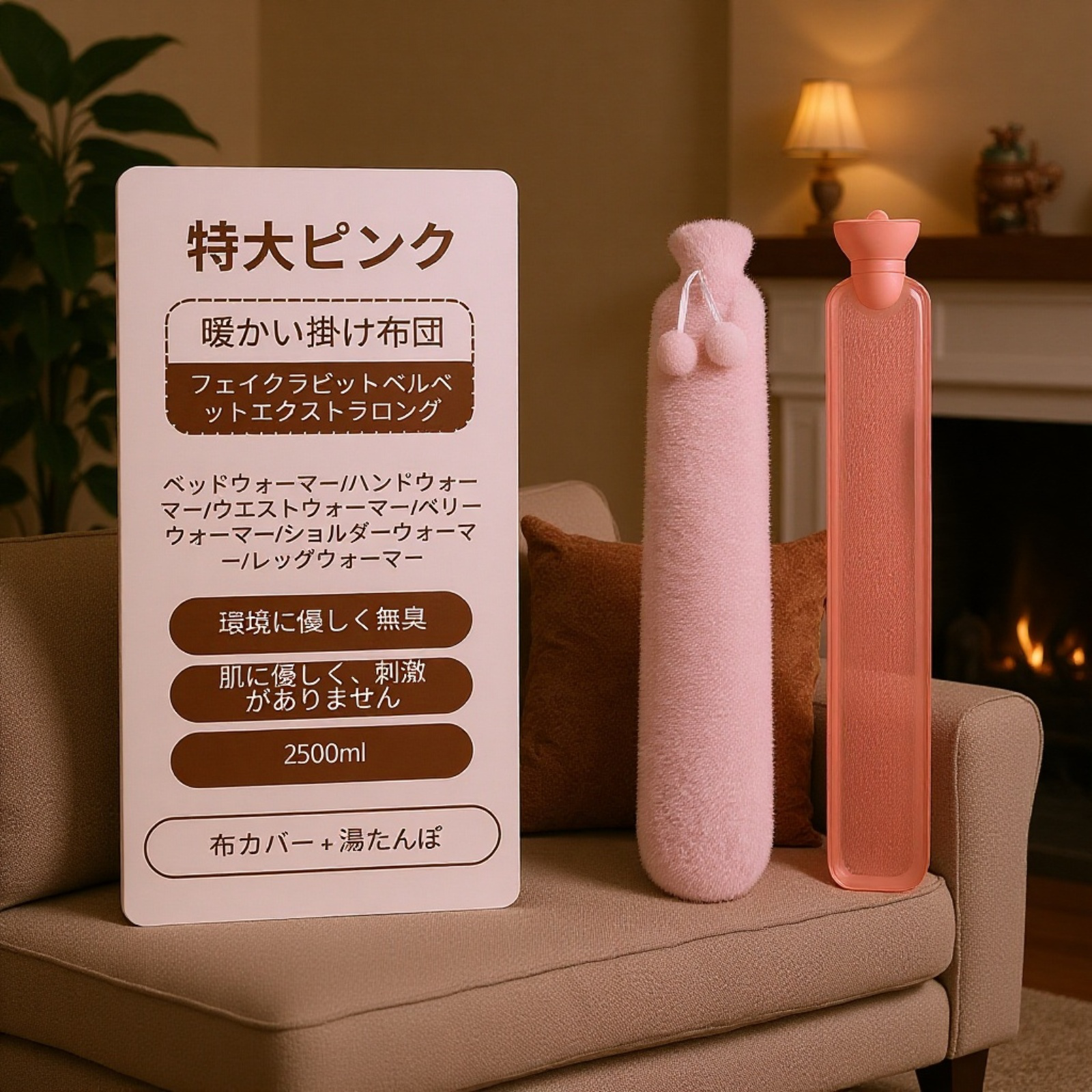 水入り防爆大型湯たんぽ