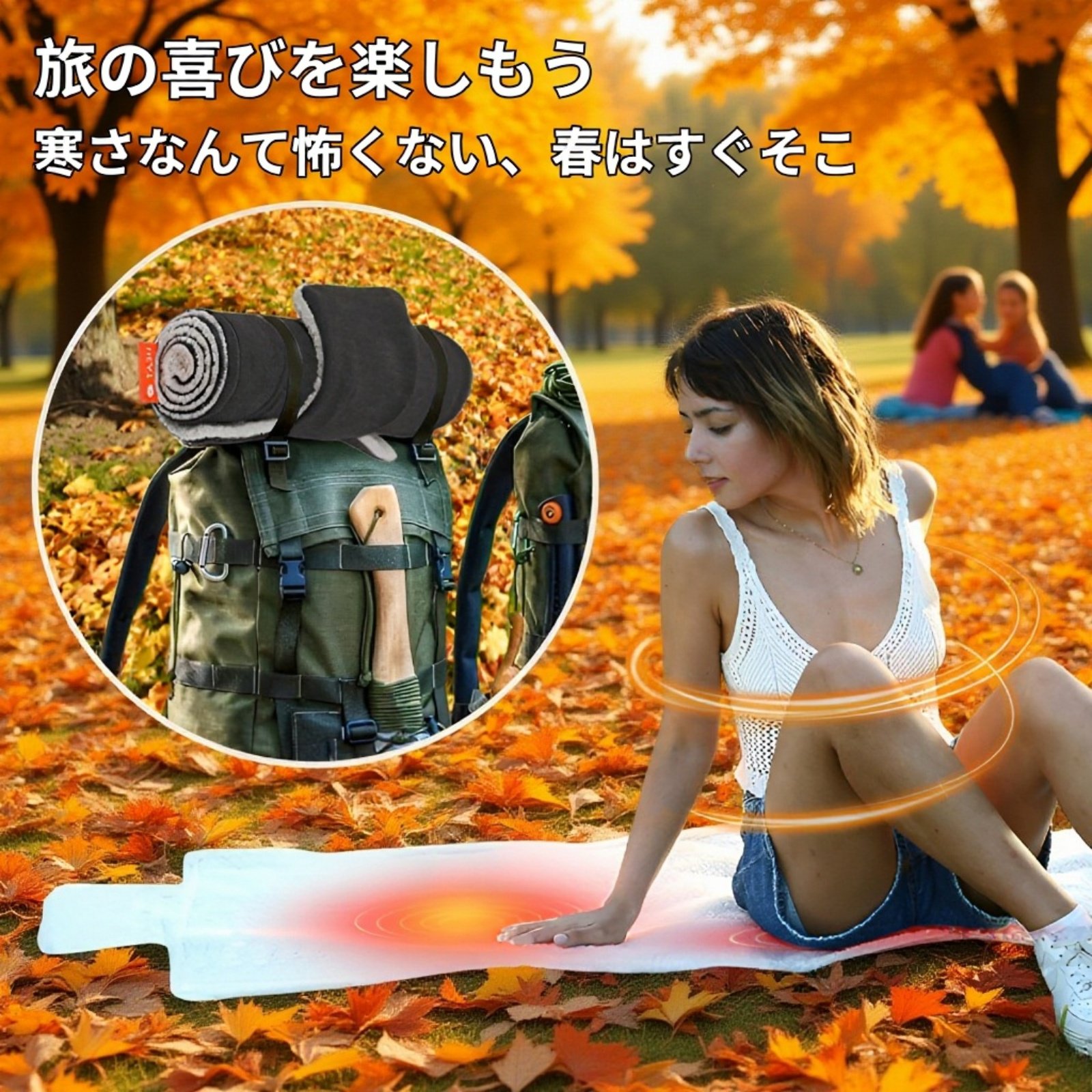 オフィスチェアに使用するUSBヒータークッション