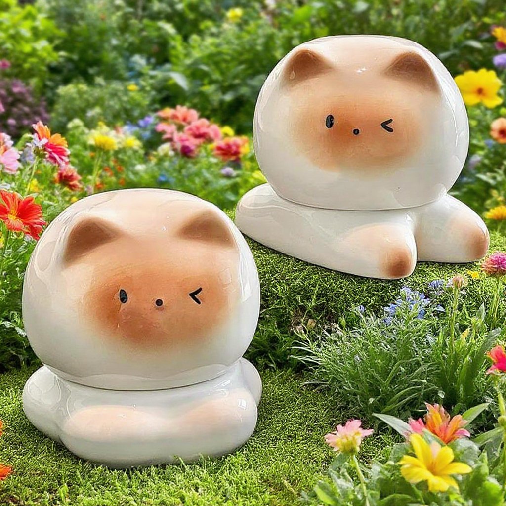 Süße Keramik Zahnstopf