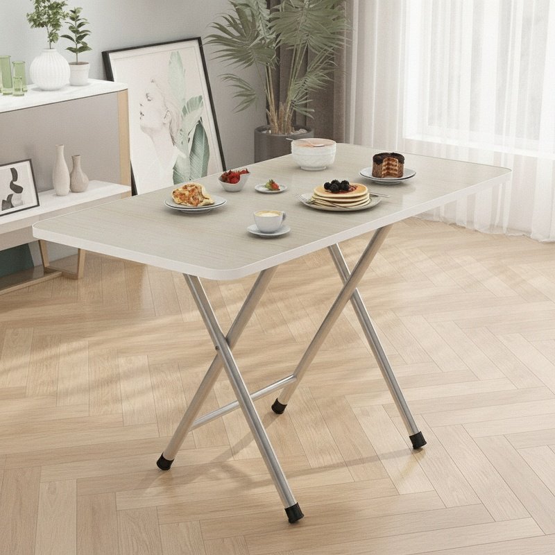 Portable Folding Dining Table Student Study Desk Dormitory Multi-functional Table