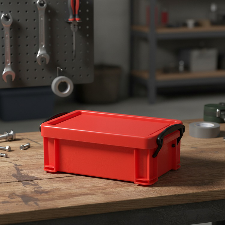 Household Large Capacity Durable Solid Color Storage Box Reinforced