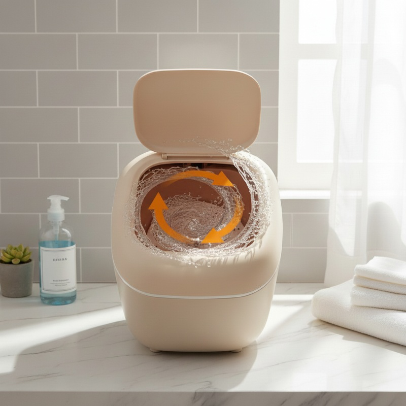 Small Household Washer Dryer Combo, Specially Designed for Underwear and Socks