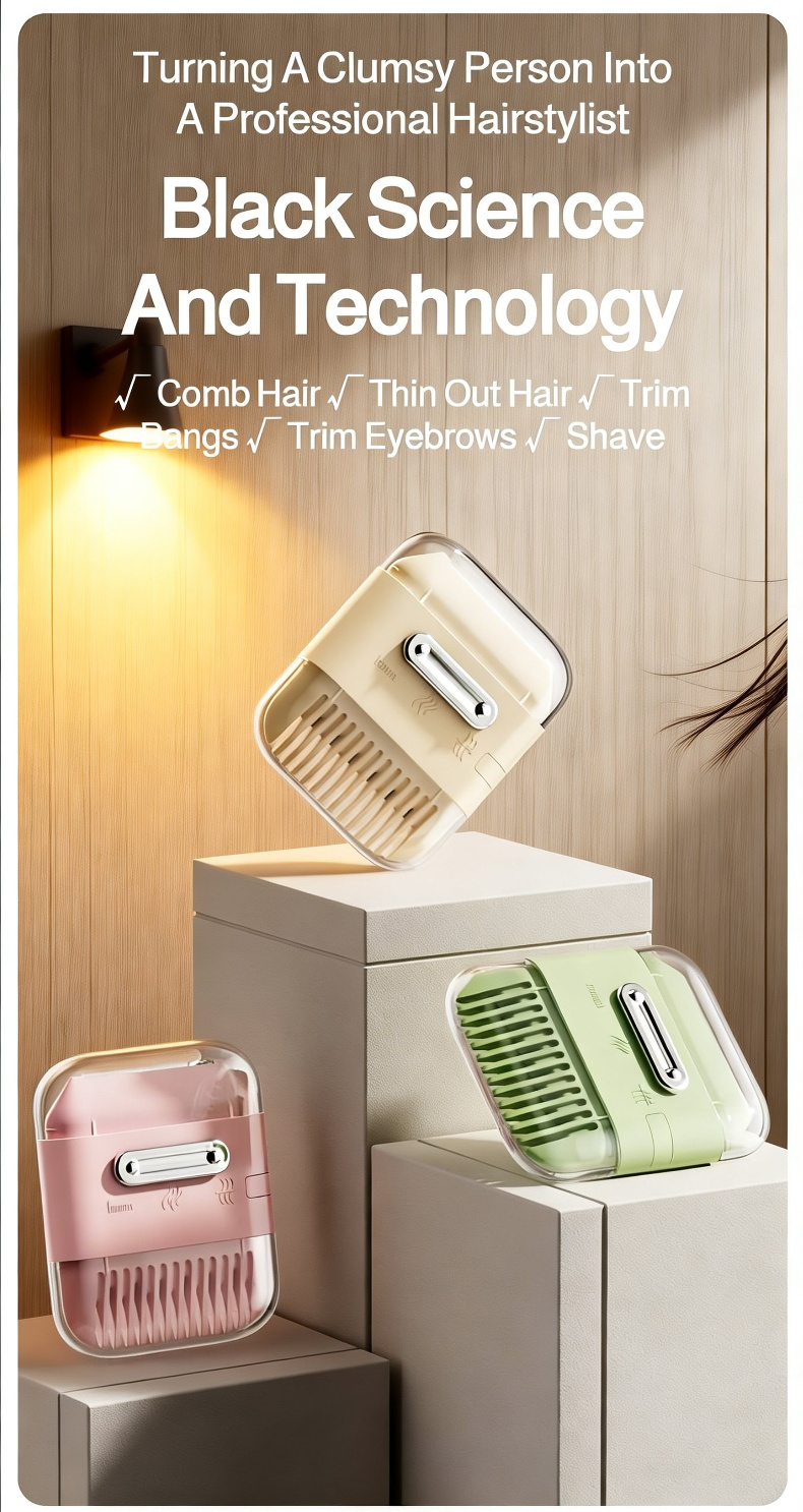 Easy-to-Use Hair Clipper for Girls Bangs Styling