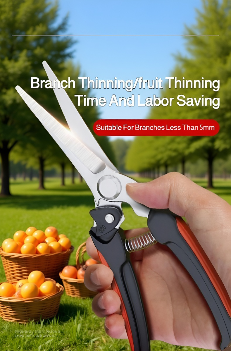 Ergonomic handle pruning shears for comfort