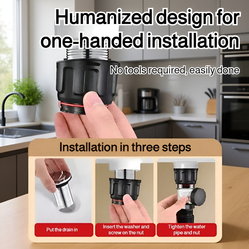 Stainless Steel Anti-Odor Bathroom Drain 