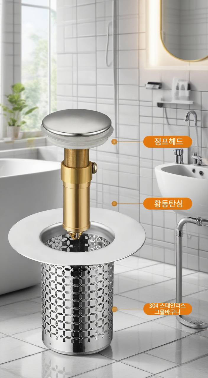 누수마개 간편 설치 시연 이미지