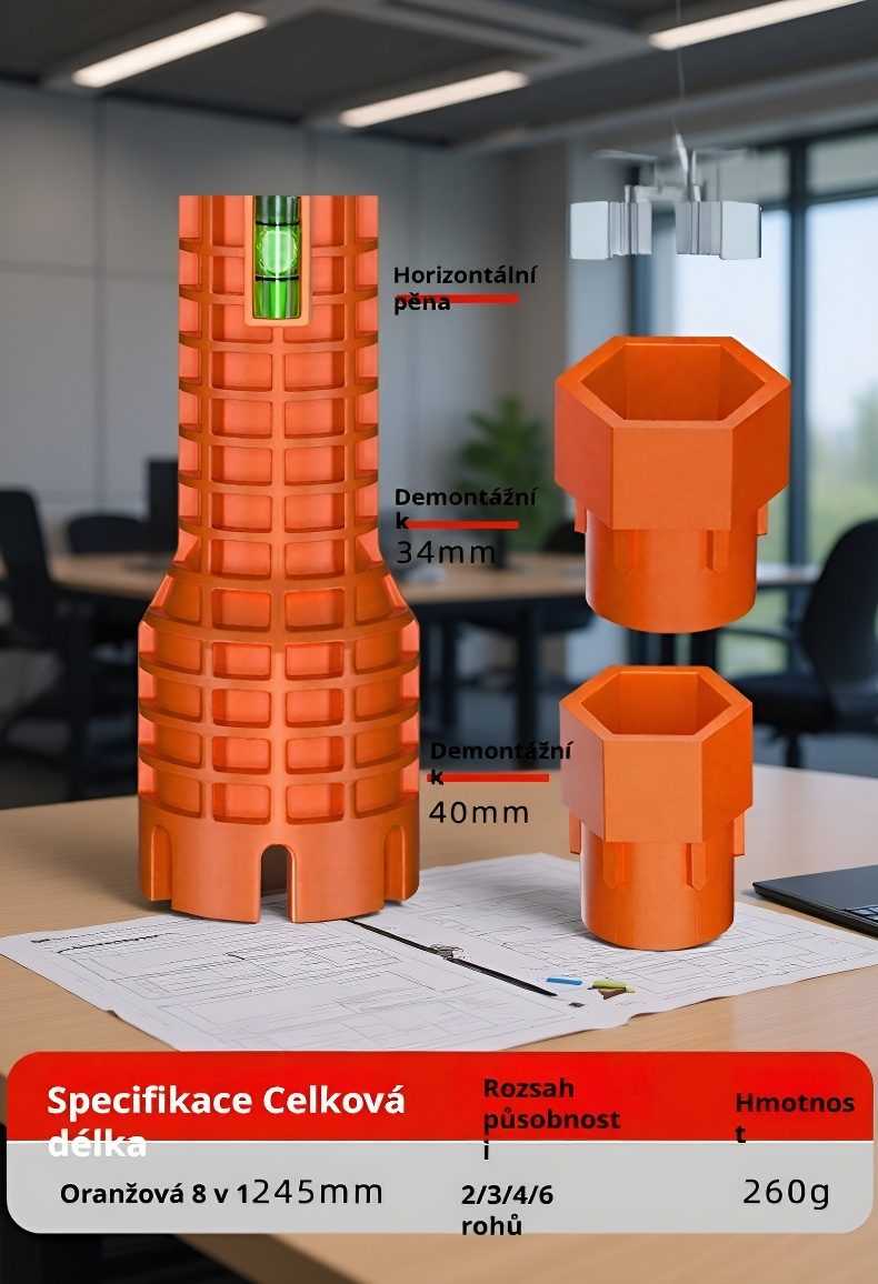 Klíč na dřez s ergonomickou rukojetí