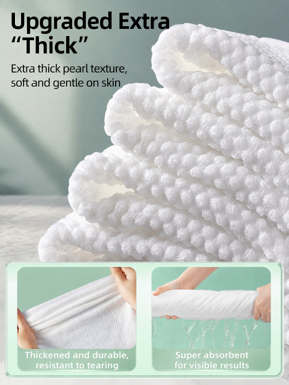 Hygienic disposable bath towels for spas and salons