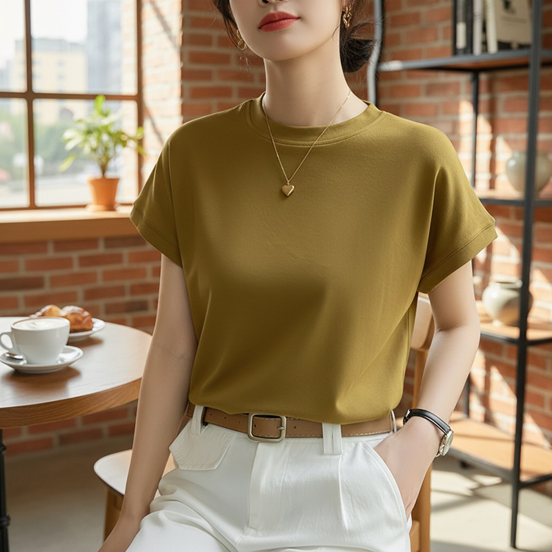 시원한 여름용 루즈핏 티셔츠