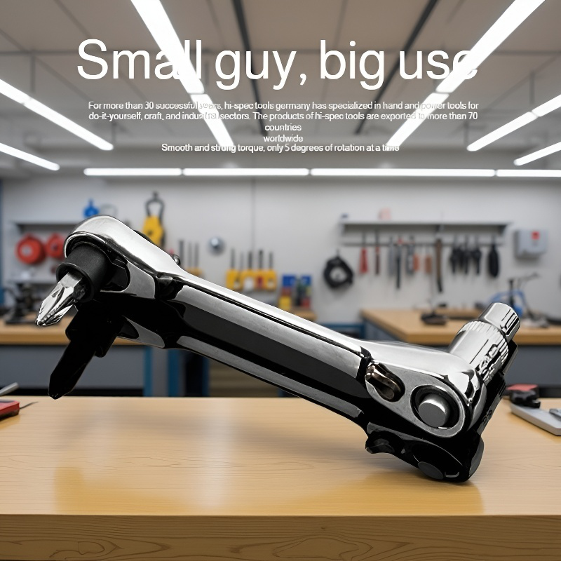 Batch Nozzle Driver Converter Wrench Home Multifunction 72 Teeth Portable