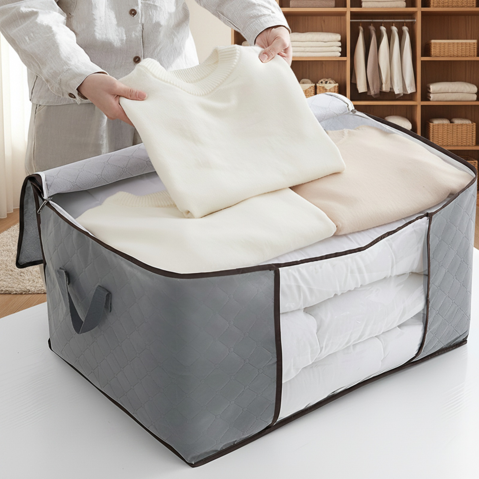 Sac en tissu pratique pour déménagement et emballage