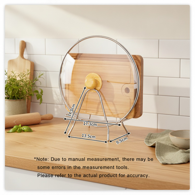 Multi-functional rack for cutting boards and lids