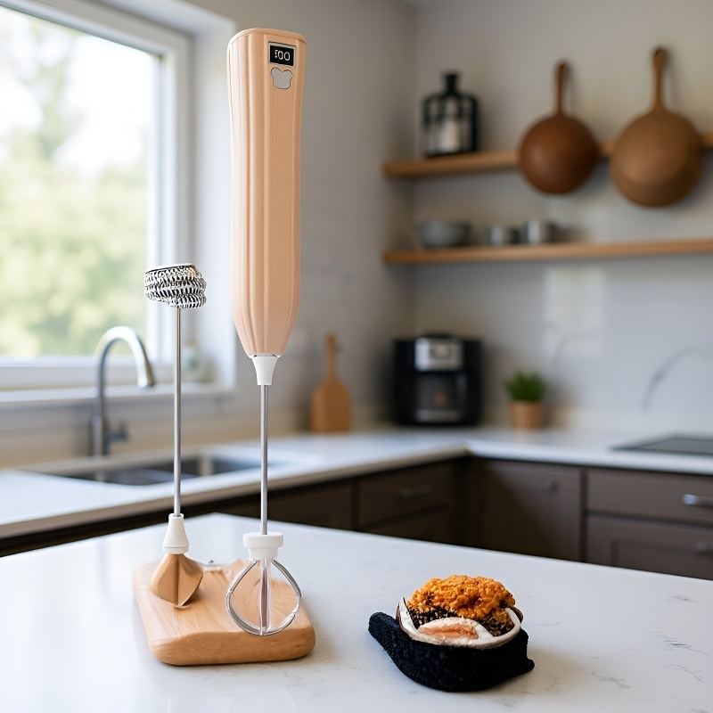 高品質304ステンレス製コーヒーフロッサー