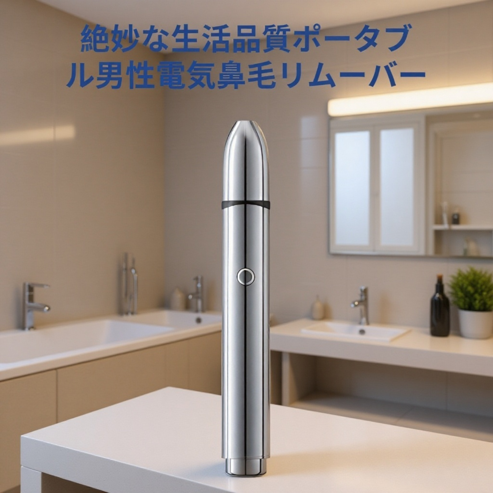 新型電動鼻毛トリマー 男性用ポータブル鼻毛シェーバー